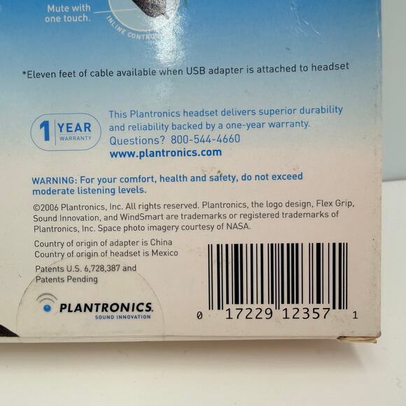 Plantronics MX500i 3-in-1 Headset USB Adapter Connects to Mobile NEW - Picture 5 of 6